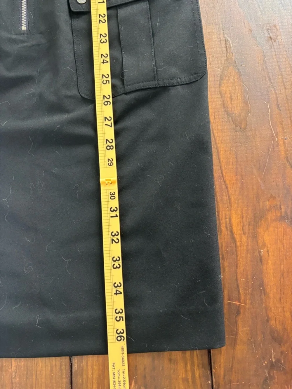 Michael Kors Black Zip-Front Midi Shirt Dress